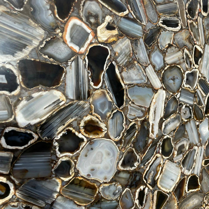 GREY AGATE SEMI PRECIOUS
