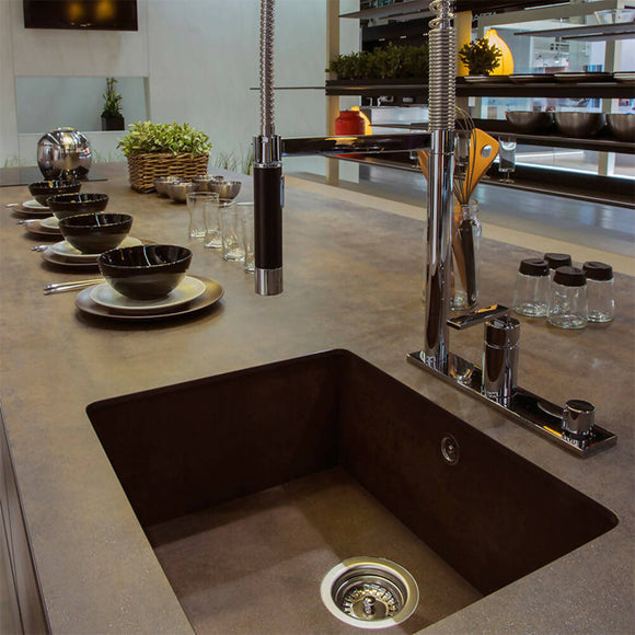 IRON MOSS SATIN SINK,Stone Sink,NEOLITH,www.work-tops.com