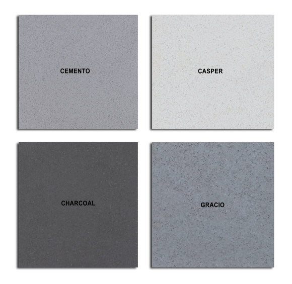 GRACIO (PLAIN GREY )QUARTZ,Quartz,Work-Tops,www.work-tops.com