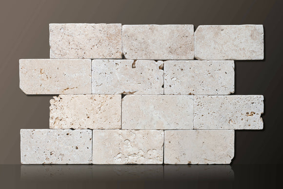 CLASSIC TUMBLED TRAVERTINE MOSAIC TILES,Tiles-Mosaic,Sonic Stone Tiles,www.work-tops.com