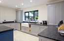 Steel Grey Leathered Granite Kitchen,Kitchen Designs,Malcolm Wade,www.work-tops.com