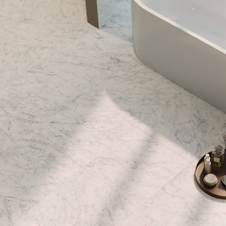 CARRARA GIOIA RECTIFIED PORCELAIN TILES