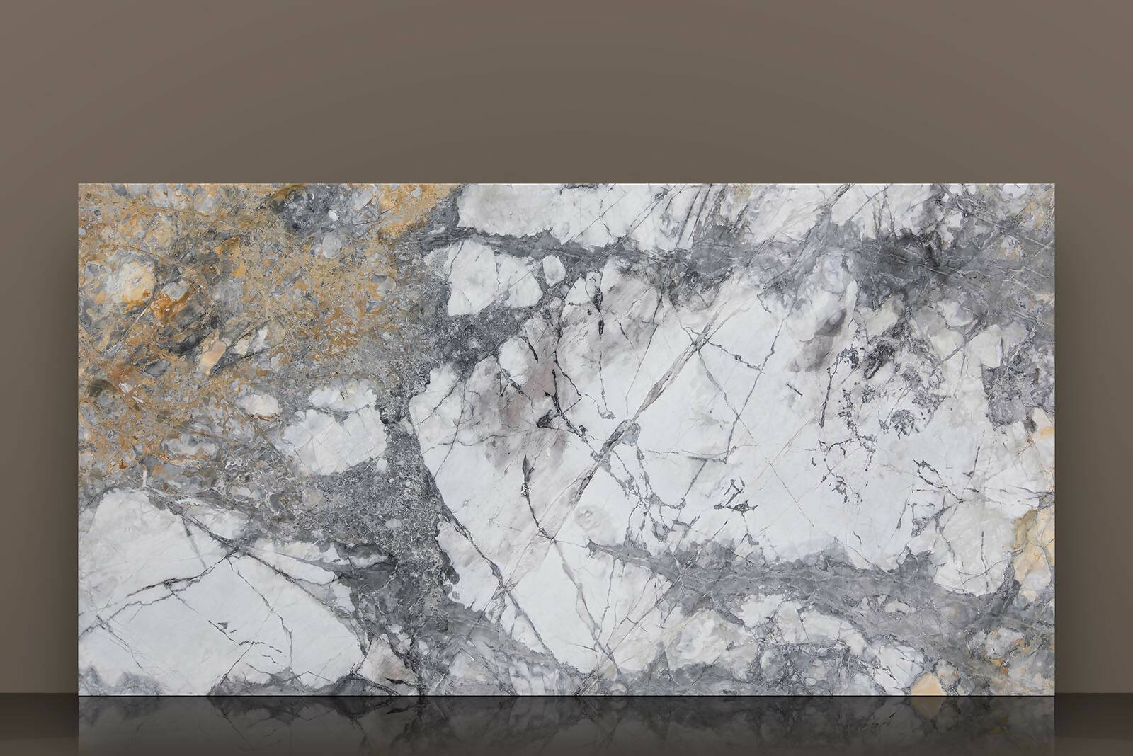 ICEBERG GOLD BOOKMATCHED MARBLE,Marble,Sonic Stone,www.work-tops.com