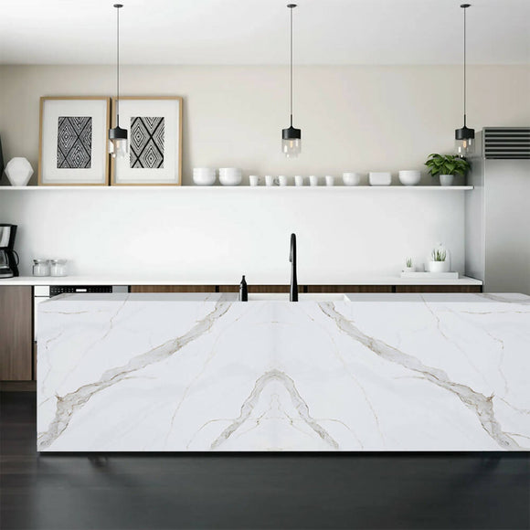 ANTOLINI TECH CALACATTA SUPREME BOOKMATCH CERAMIC,Ceramic,Sonic Stone,www.work-tops.com