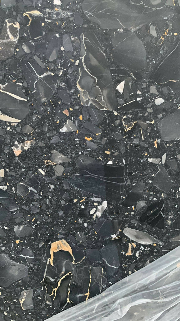 NERO PORTORO TERRAZZO,Terrazzo,Sonic Stone,www.work-tops.com