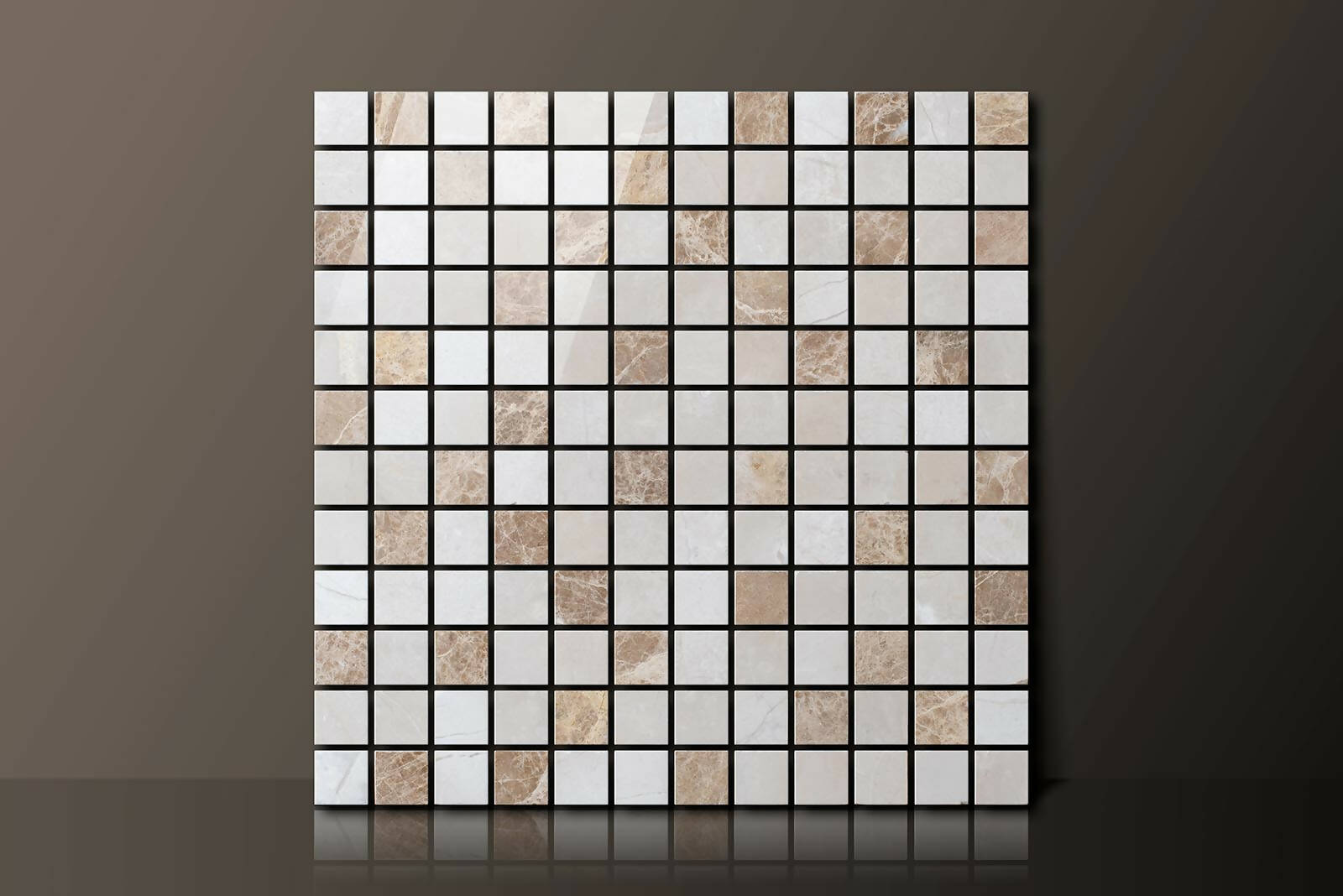 EMPERADOR LIGHT RANDOM MARBLE MOSAIC,Tiles-Mosaic,Sonic Stone Tiles,www.work-tops.com