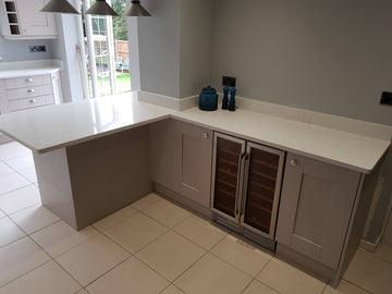 Peninsula style Carrara Marmi kitchen,Kitchen Designs,Granite-Unlimited,www.work-tops.com