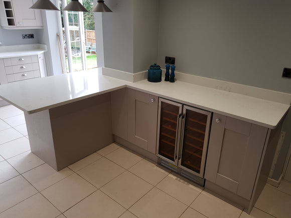 Peninsula style Carrara Marmi kitchen,Kitchen Designs,Granite-Unlimited,www.work-tops.com