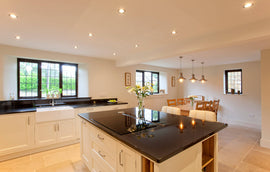 Nero Absolute Black Granite Centre Station - Kitchen,Kitchen Designs,Malcolm Wade,www.work-tops.com