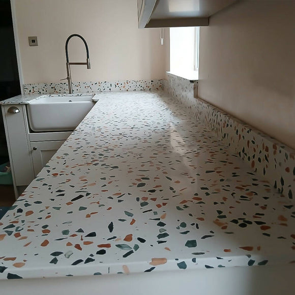 Vendome Terrazzo Honed Kitchen, Staffordshire