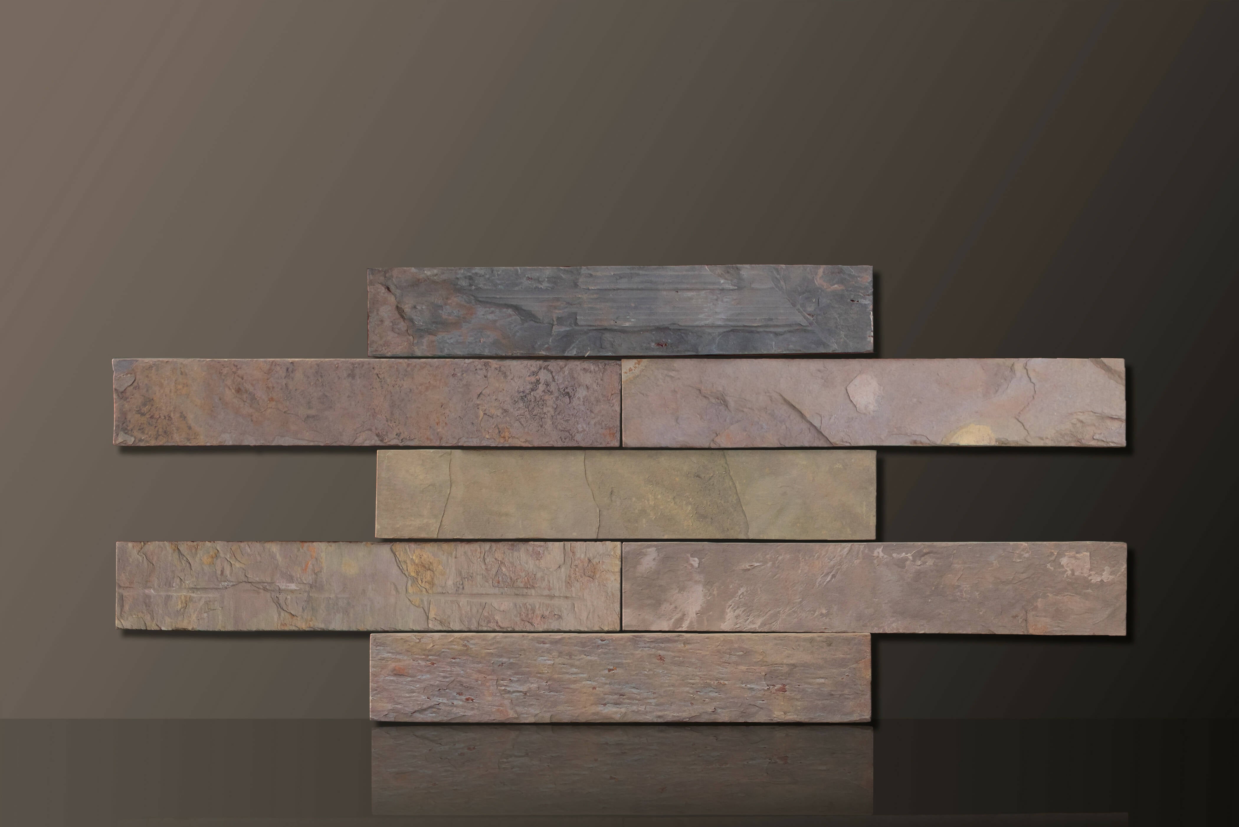 Mistique Slate Tiles UK | Multicolour Tile Set | www.work-tops.com