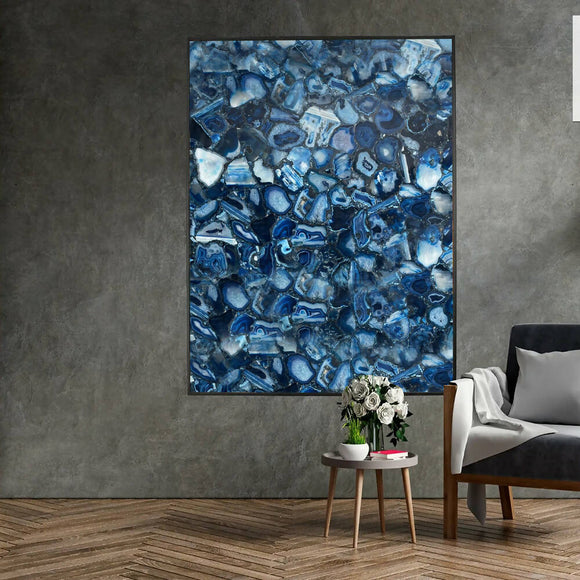 BLUE AGATE SEMI PRECIOUS,Semi Precious,Cullifords,www.work-tops.com