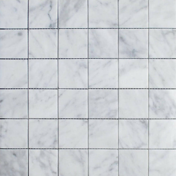 CARRARA WHITE MOSAIC TILES,Tiles-Mosaic,IONIC STONE,www.work-tops.com