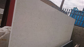 Blanco Orion Off-Cut,Quartz-Remnants,Charlotte Hammond,www.work-tops.com