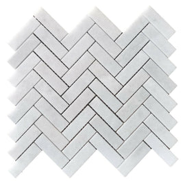 CARRARA WHITE MARBLE MOSAIC HERRINGBONE TILES,Tiles-Mosaic,IONIC STONE,www.work-tops.com