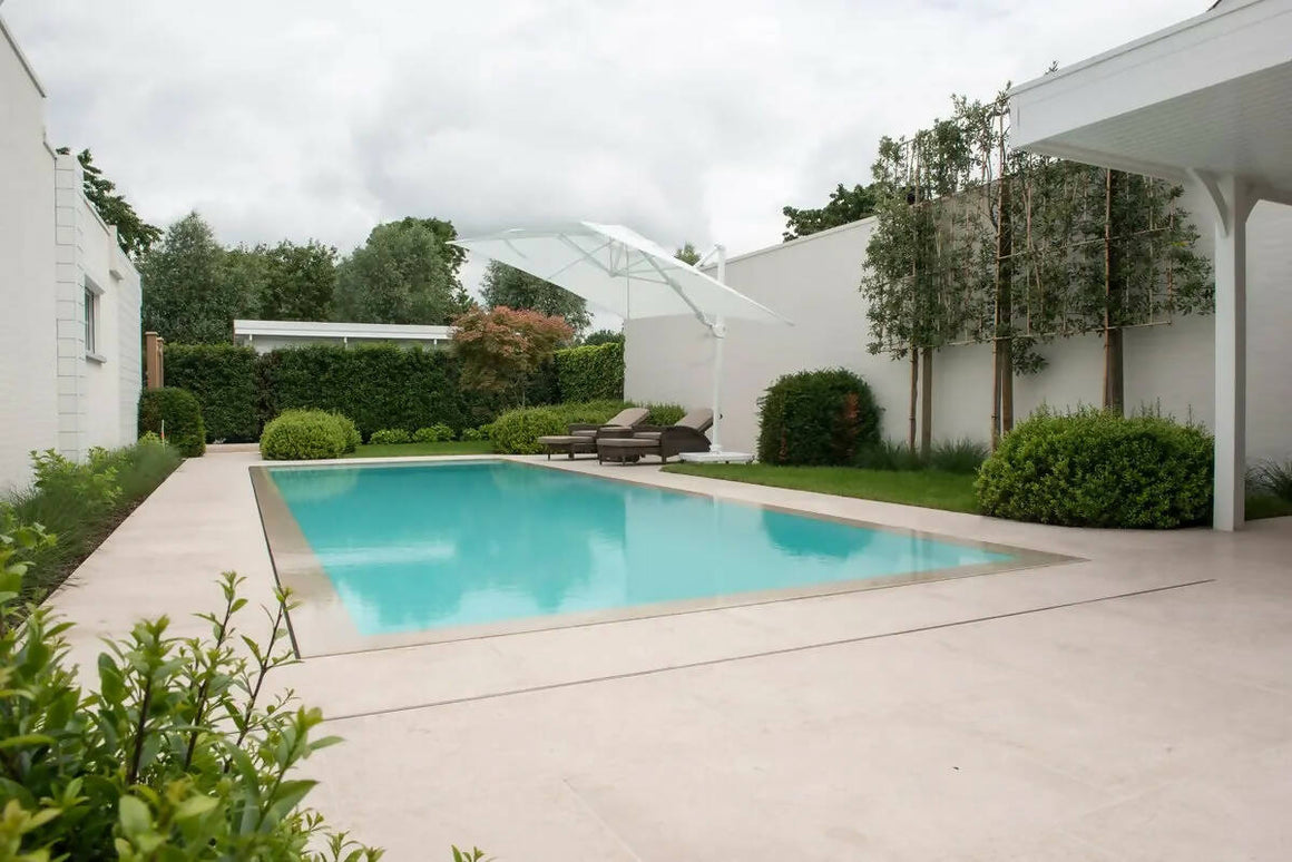 Simyra Limestone Available In UK Beige Kitchen