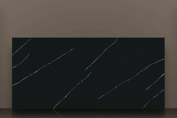 ANTOLINI NERO MARQUINA BOOKMATCHED QUARTZ,Quartz,Sonic Stone,www.work-tops.com