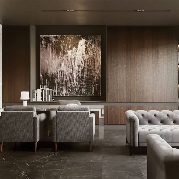 NERO VENATO RECTIFIED PORCELAIN TILES,Tiles-Porcelain,IONIC STONE,www.work-tops.com